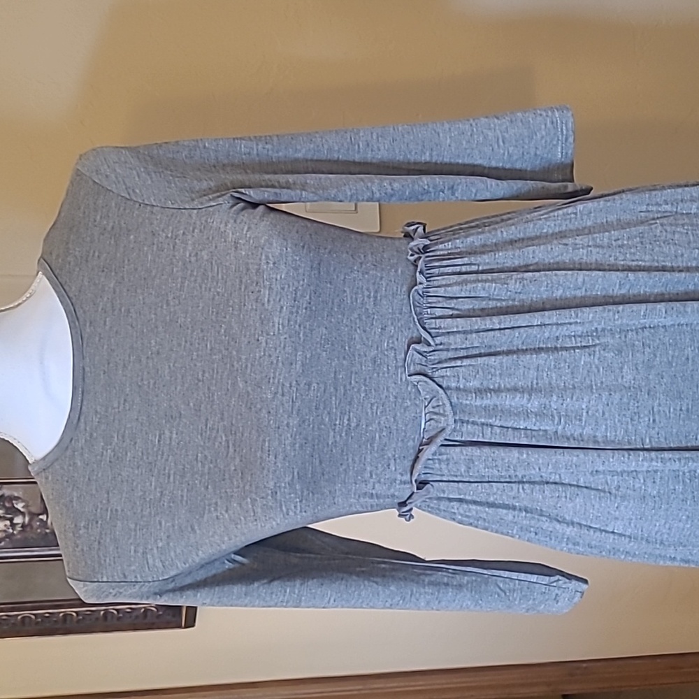 Bellamie NWOT Maxie Dress Size Small Gray Long - Picture 2 of 7